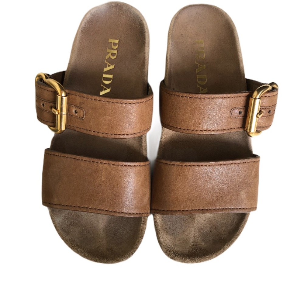 Prada double strap sandal